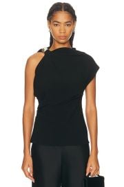 Proenza Schouler Malika Top in Black FWRD at FWRD