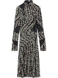 Proenza Schouler Marble Print Stretch Chiffon Dress - Farfetch at Farfetch