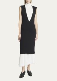 Proenza Schouler Mary Knit Layered Turtleneck Dress at Bergdorf Goodman