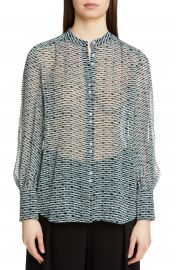 Proenza Schouler Print Crepe Chiffon Blouse   Nordstrom at Nordstrom