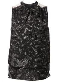 Proenza Schouler Printed Sleeveless Blouse - Delland39oglio at Farfetch