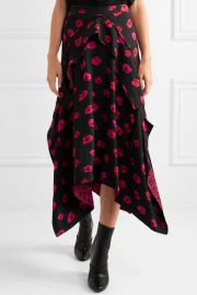 Proenza Schouler Printed georgette skirt at Net A Porter