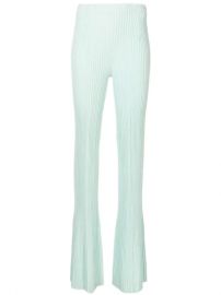 Proenza Schouler Ribbed Flared Trousers - Farfetch at Farfetch