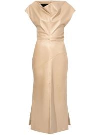 Proenza Schouler Rosa off-shoulder Leather Dress - at Farfetch