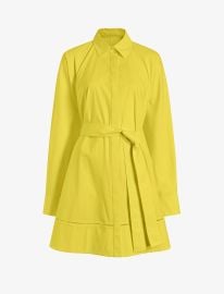 Proenza Schouler Sammy Dress in Eco Cotton Poplin - Yellow Proenza Schouler Official Site at Proenza Schouler