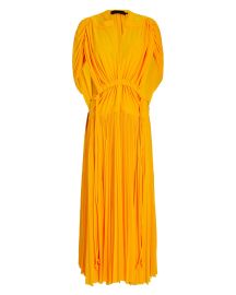 Proenza Schouler Sheer Jersey Pleated Maxi Dress at Intermix