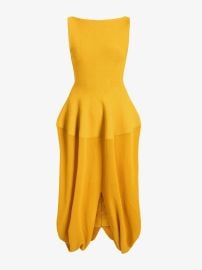 Proenza Schouler Sukki Dress in Draped Viscose - Marigold | Proenza Schouler Official Site at Proenza Schouler