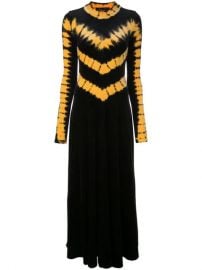 Proenza Schouler Tie Dye Velvet Long Sleeve Dress - Farfetch at Farfetch