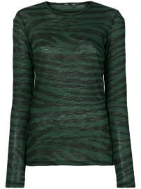 Proenza Schouler Tiger Print Long Sleeve T-Shirt - Farfetch at Farfetch