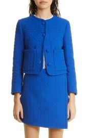 Proenza Schouler Tweed Crop Jacket at Nordstrom