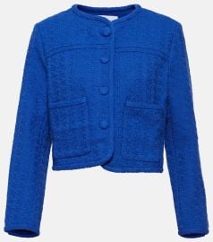 Proenza Schouler Tweed Crop Jacket at Mytheresa