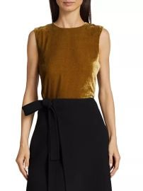 Proenza Schouler Velvet Longline Top at Saks Fifth Avenue