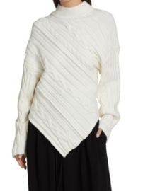 Proenza Schouler Wavy Cable Knit Sweater on SALE at Saks Off 5th