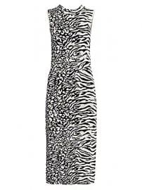 Proenza Schouler White Label - Animal Mix Jacquard Dress at Saks Fifth Avenue