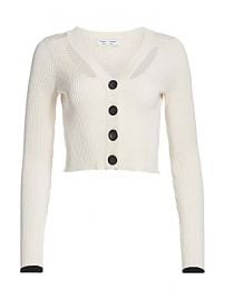 Proenza Schouler White Label - Cropped Cardigan at Saks Fifth Avenue