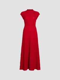 Proenza Schouler White Label Cleo Stretch Jersey Jacquard A-Line Midi Dress | Saks Fifth Avenue at Saks Fifth Avenue