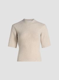 Proenza Schouler White Label Dana Short-Sleeve Sweater | Saks Fifth Avenue at Saks Fifth Avenue
