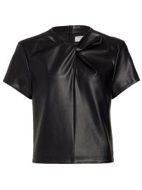 Proenza Schouler White Label Faux Leather Top at Saks Fifth Avenue