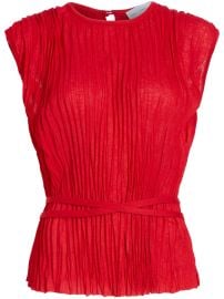 Proenza Schouler White Label Lyra Top Red at Farfetch