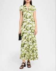 Proenza Schouler White Label Neolani Printed Jersey Maxi Dress at Neiman Marcus