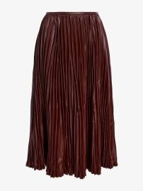 Proenza Schouler White Label Rosalyn Skirt in Faux Leather - Oxblood Proenza Schouler Official Site at Proenza Schouler
