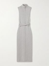 Proenza Schouler Zola belted knitted midi dress at Net a Porter