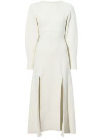 Proenza Schouler boucl-knit Slit Midi Dress - at Farfetch