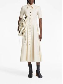 Proenza Schouler button-up Flared Shirtdress - at Farfetch