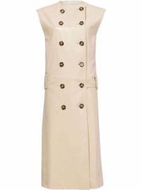 Proenza Schouler double-breasted Leather Dress - at Farfetch