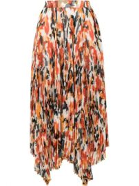 Proenza Schouler floral-print Pleated Skirt  - Farfetch at Farfetch