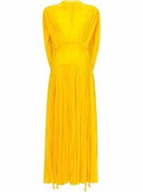 Proenza Schouler gathered-waist Draped Dress - at Farfetch