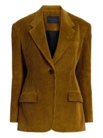 Proenza Schouler single-breasted Corduroy Blazer Brown at Farfetch