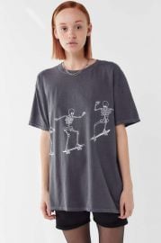 Project Social Skateboard Skeletons T-shirt at Urban Outfitters