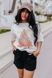 Promesa Deff Leppard Distressed Leopard Print Graphic Tee at Impressions