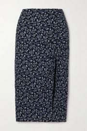 Prose Floral-Print Crepe Midi Skirt by Reformation at Net A Porter