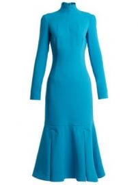 Prudence high-neck double-crepe dress at Matches