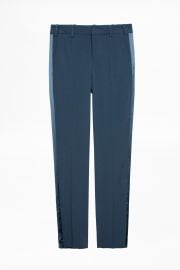 Prune Satin Trousers at Zadig & Voltaire