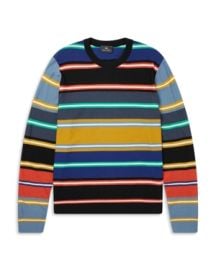 Ps Paul Smith Merino Striped Pullover Crewneck Sweater at Bloomingdales