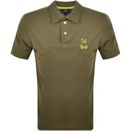 Psycho Bunny Logo Short Sleeve Polo Shirt Green United States at Mainline Menswear