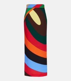 Pucci Iride crepe maxi skirt at Mytheresa