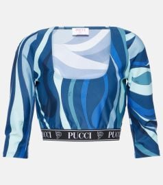 Pucci Marmo sports bra at Mytheresa