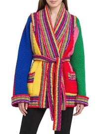 Pucci Parade Wool Belted Cardigan at Saks Fifth Avenue