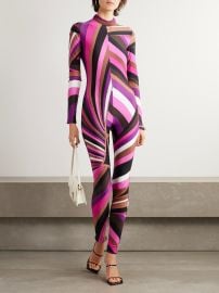 Pucci Printed lycra jumpsuit at Net a Porter