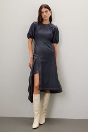 Puff Sleeve Midi Dress by Bibhu Mohapatra Collective for 75 Rent the Runway at Rent the Runway