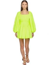 Puff-Sleeve Shoulder Dress by Valentino at Luisaviaroma