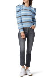 Puff Sleeve Striped Sweater by Derek Lam 10 Crosby for 65 at Rent the Runway