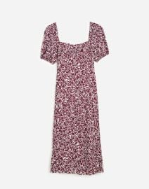 Puff Sleeve Sweetheart Midi Dress in Floral at Madewell
