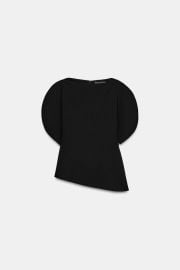 Puff Sleeve Top Zw Collection at Zara