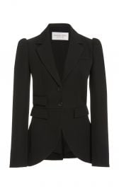 Puffed-Sleeve Gabardine Blazer by Michael Kors at Moda Operandi