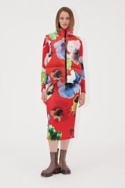 Puffer Vest - Bloom In Red - Stine Goya at Stine Goya